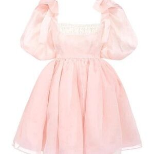 Selkie Da Vinci Puff Dress NWT 5X